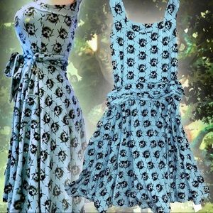 effie’s heart y2k cottagecore blue ladybug dress
